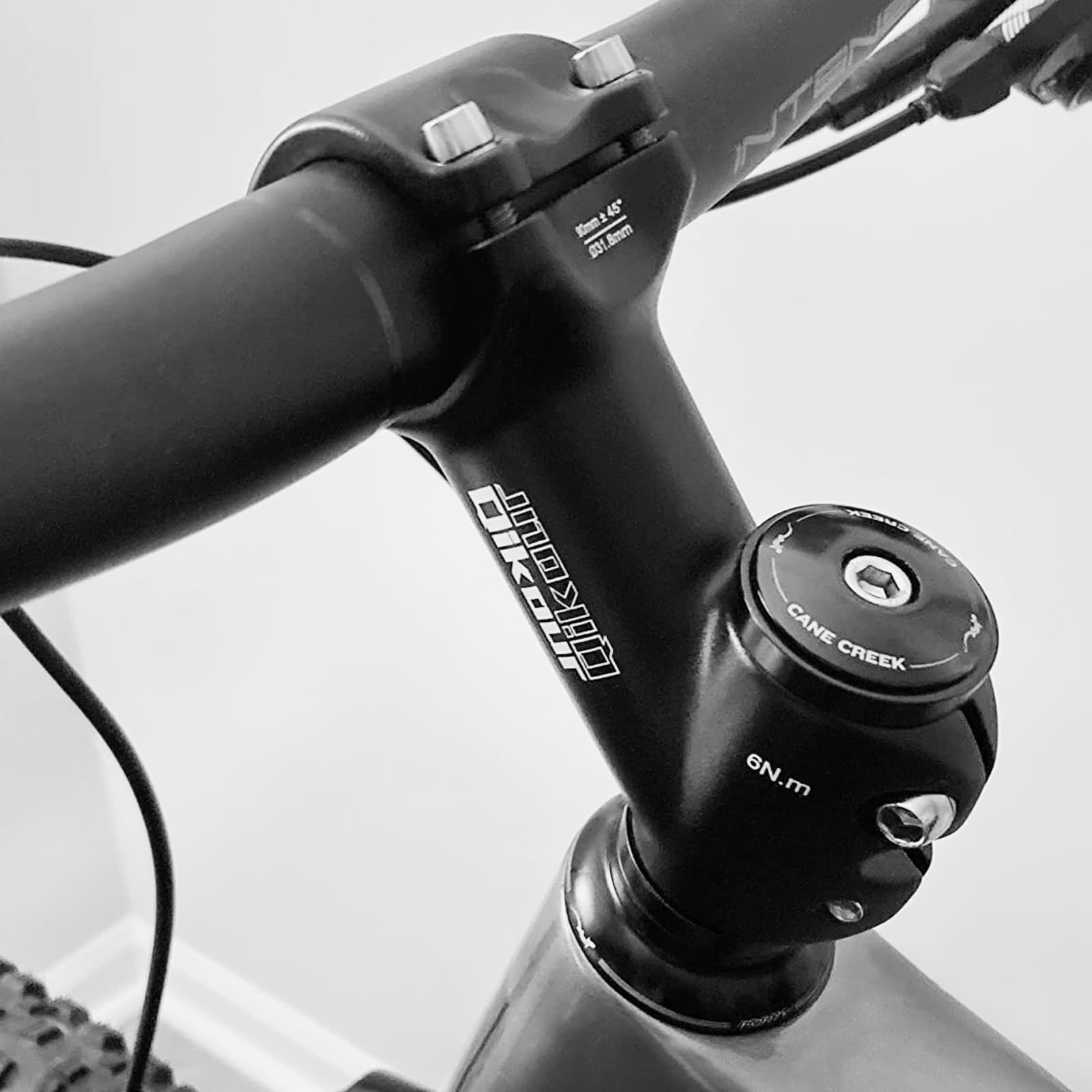 Triwonder 31.8 Bike Stem 45 Degree 90Mm Bicycle Handlebar Stem Riser Bar Clamp Mtb Stem For Road Bike Mountain Bike Bmx