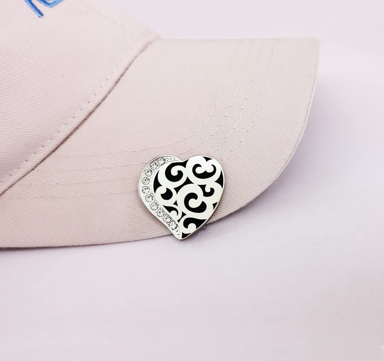 Adhere Golf Ball Markers Personlized Colourful Diamond Logo With A Magnetic Hat Clips,Golf Accessories For Men & Women Golfer, P