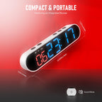 Dienmern Portable Gym Timer Clock With Strong Magnet - Workout Interval Timer With Countdown/Up/Stopwatch, 50Hours Powerful Batt
