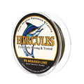 HERCULES Super Cast 100M 109 Yards Braided Fishing Line 20 LB Test for Saltwater Freshwater PE Braid Fish Lines Superline 8 Stra