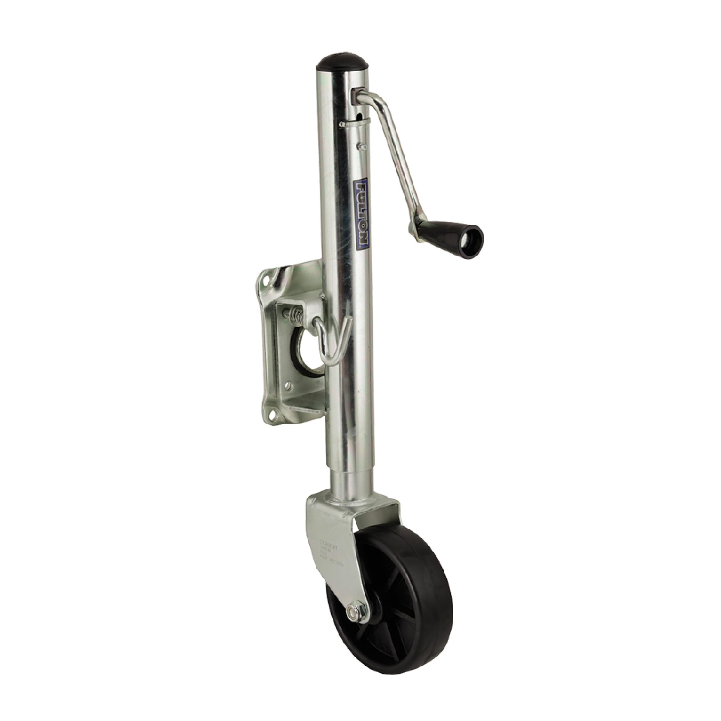 Fulton TJ12000101 Marine Trailer Jack, 1,200 lbs. Lift Capacity, Sidewind, Bolt-On Side Mount, 10 Inch Travel