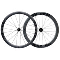 ELITEWHEELS Aero+ Road Wheels with Wing 20 Spokes Ratchet System 50T Ceramic Bearing Hub 23mm Inner Width Carbon Wheelset-Front4