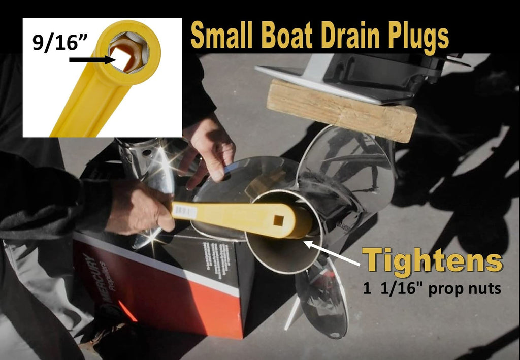 Rite-Hite New And Improved, Light-Weight Propeller Wrench, Bright Color, Easy To Use And Store, And Very Durable (Yellow)
