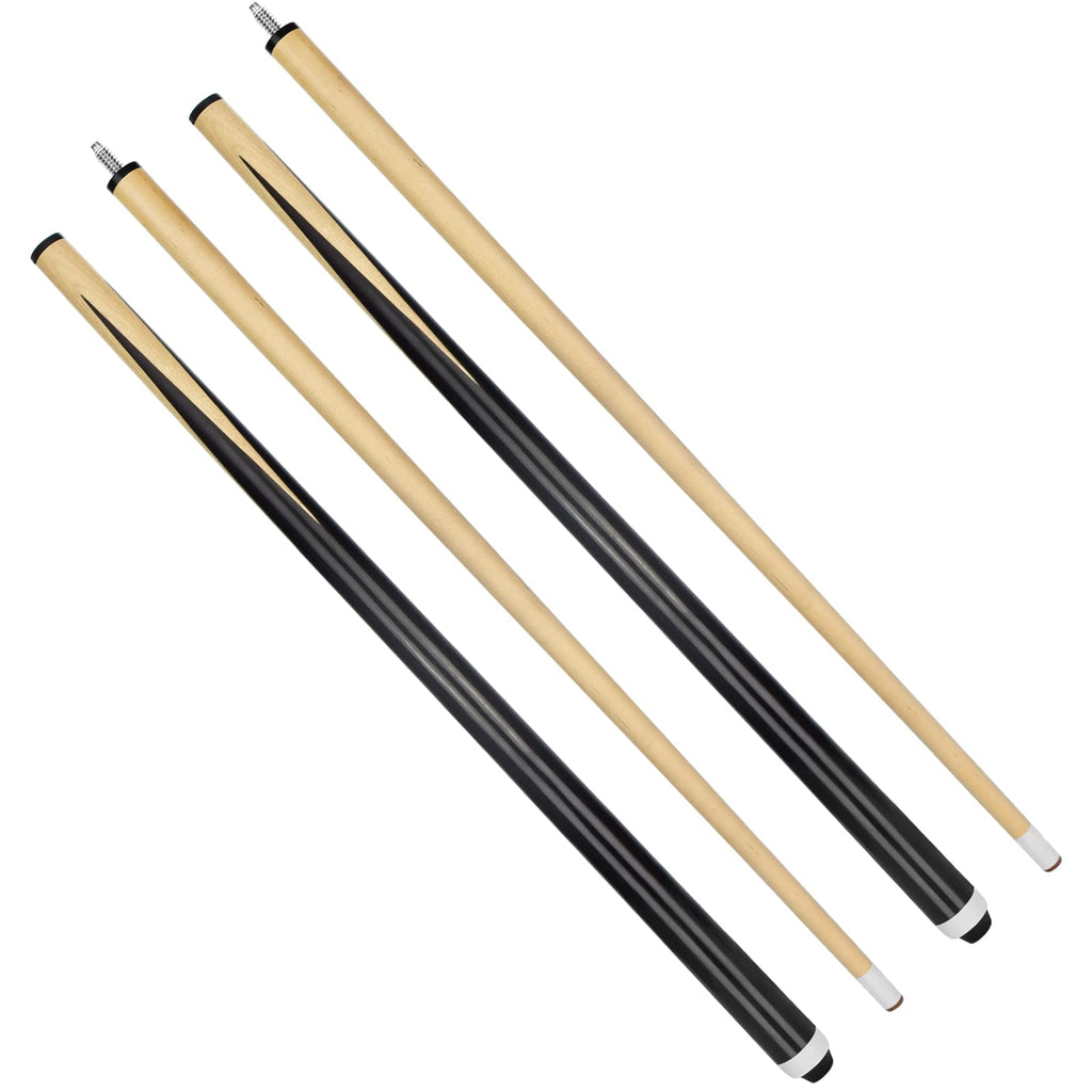 Vanlan Billiard House Cue Sticks Pool Cues 2-Piece 48 Inches Billiard Tips 13Mm House Bar Billiard Cue Sticks Hardwood Cues Set 