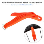 Kievode Set Of 3 Ultra Strong Bike Tire Levers  Easy Removal Tool For Mtb, Road, Or Mountain Bicycle Tires