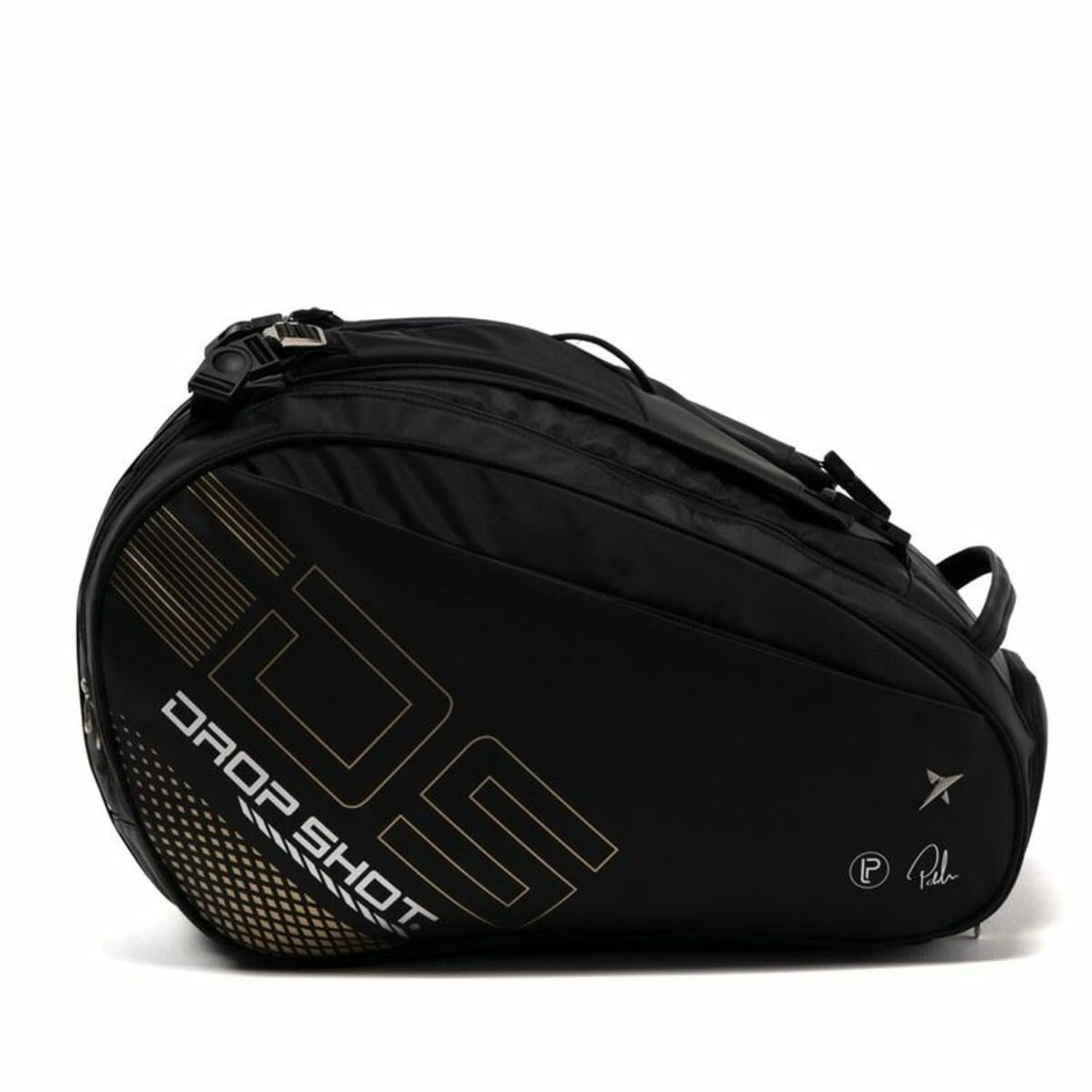 Drop Shot Bentor Lima Unisex Padel Racket Bag - Holds up to 2 padel rackets - Versatile Black Tennis - Unisex (black) - Alternat