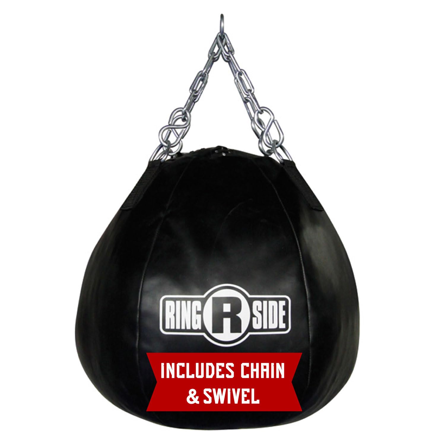 Ringside Body Snatcher Heavy Bag, Soft-Filled, Synthetic Leather Punching Bag for Boxing, MMA, Muay Thai, and More, Includes Hea