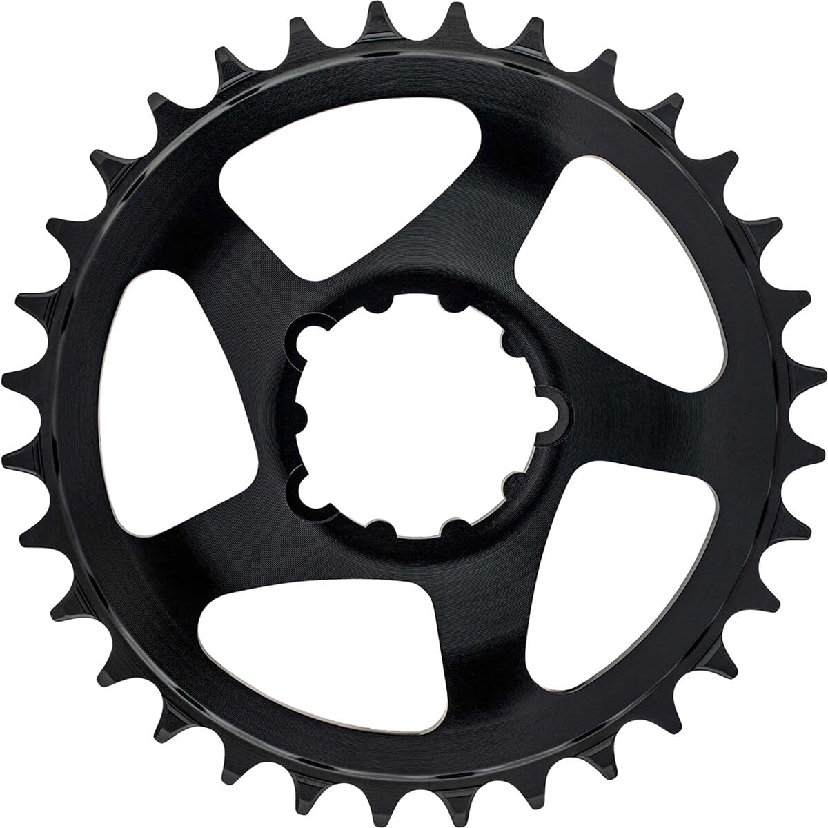 Raceface 3-Bolt Direct Mount, 36T Chainring, 9-12Sp, Bcd: Direct Mount, 7075-T6 Aluminum, Black