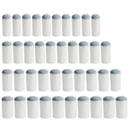 Pengxiaomei 40Pcs Slip On Pool Cue Tips Replacement Billiard Cue Tips 4 Sizes Slip-On Cue Tip(9Mm/10Mm/12Mm/13Mm, Each Size 10Pc