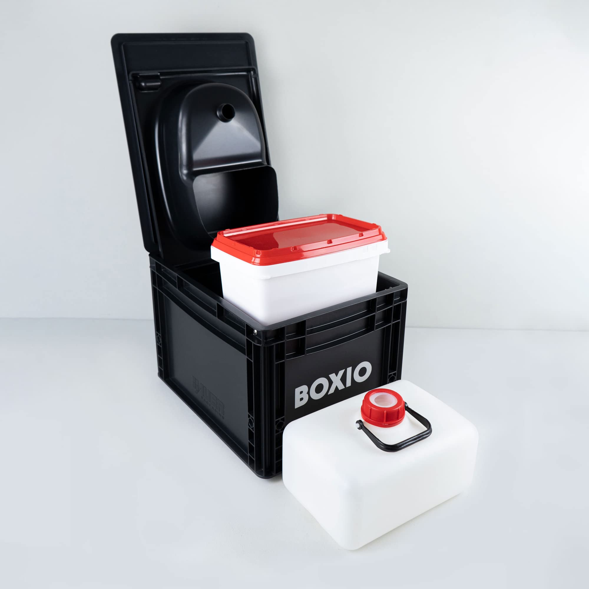 Boxio Portable Toilet - Convenient Camping Toilet Compact, Safe, And Personal Composting Toilet With Convenient Disposal For Cam