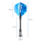 Accmor 12Pcs Magnetic Darts, Replacement Dart Game Safety Plastic Darts, Magnetic Darts For Dartboard