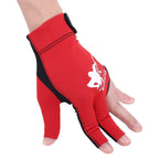 Roaming Quick-Dry Breathable Billiard Pool Gloves, Shooters Carom Snooker Cue Sport Glove Fits On Left Hand (Black-Left Hand, Sm