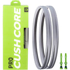 Cushcore Pro Set - Includes (2) Tire Inserts, (2) Presta Valves & Rim Stickers, Easy At-Home Installation, Bicycle Tire Inserts,