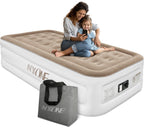 Nxone Air Mattress,Inflatable Single Airbed Luxury Double High Self Inflation Deflation Twin Air Mattress With Electric Built-In