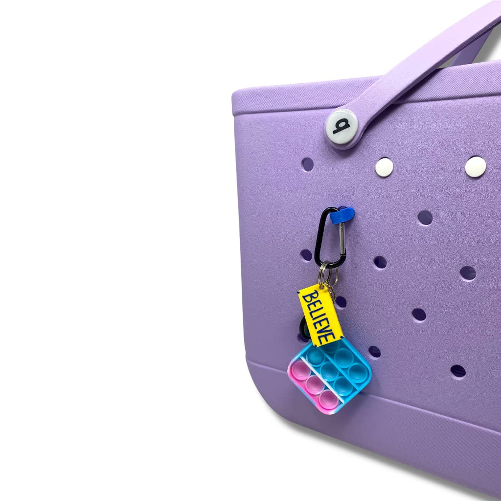 Boglets - Bogg Bag Carabiner Keys Holder Charm Accessory - Secure & Organize Your Keys Or Other Valuables In Your Bogg Bag - Mul