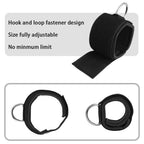 Vishusju Ankle Wrist Cuffs Neoprene Padded Straps D-Ring Glute Kickback For Cable Machines Legs Exercise Adjustable Fitness (D R