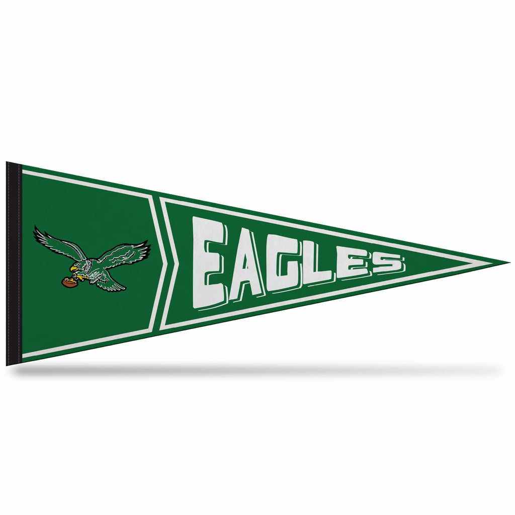 Rico Industries Nfl Football Philadelphia Eagles Retro - Alt 12'' X 30'' Felt Wall D  Cor Pennant - Great For Home/Bed Room/Man