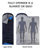 Sleeping Bags For Adults Warm Weather -Backpacking Ultralight Waterproof Sleeping Bag For Boys Girls Youth For Camping Hiking Ou