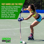 Green Biscuit Hockey Puck 2-Pack, Original, Off Ice Hockey Pucksnipe, Shooting Street Hockey Puck