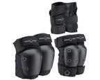Pro-Tec Kids Street Elbow, Knee, And Wrist Pad Protective Gear Set, Youth Small, Black