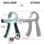 Kdg Hand Grip Strengthener 2 Pack Adjustable Resistance 10-130 Lbs Forearm Exerciser
