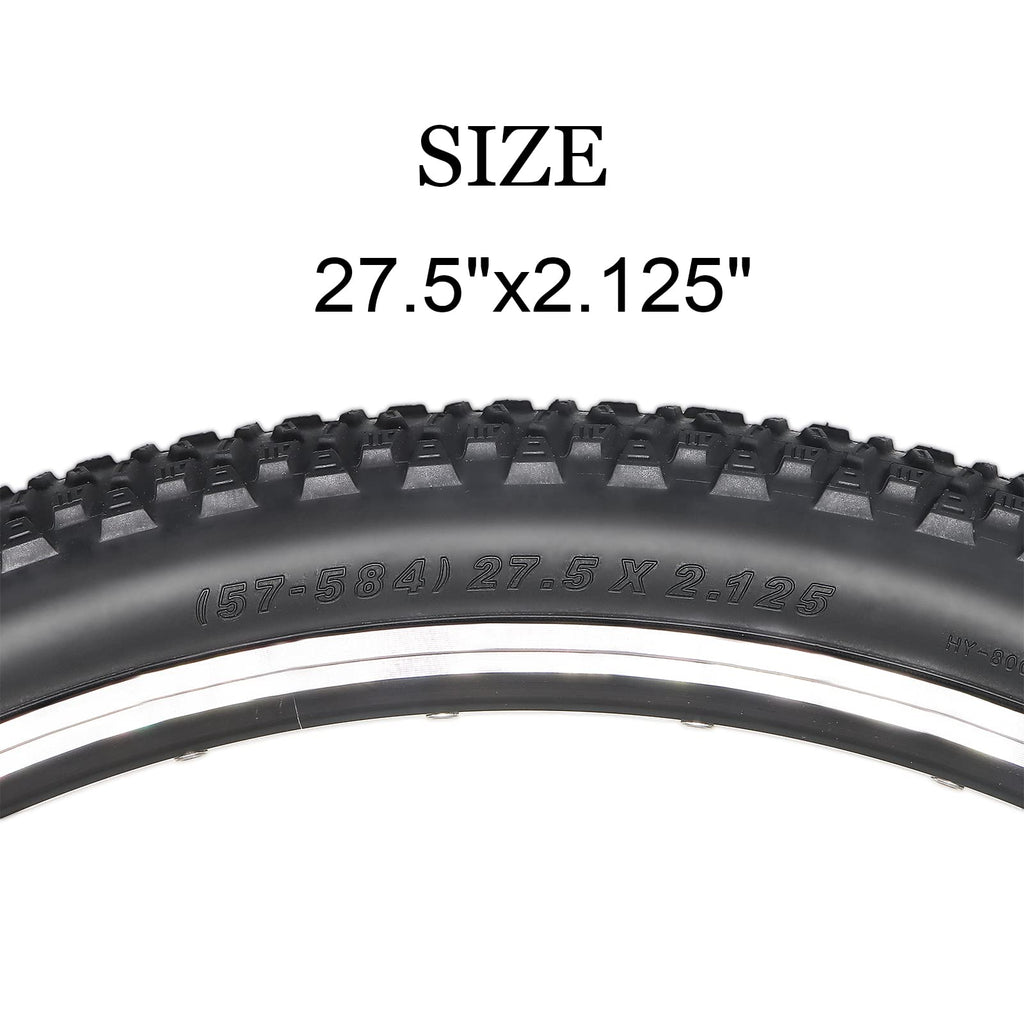 Hycline Bike Tire,27.5X2.125-Inch Folding Replacement Tire For Mtb Mountain Bicycle-Black