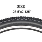 Hycline Bike Tire,27.5X2.125-Inch Folding Replacement Tire For Mtb Mountain Bicycle-Black