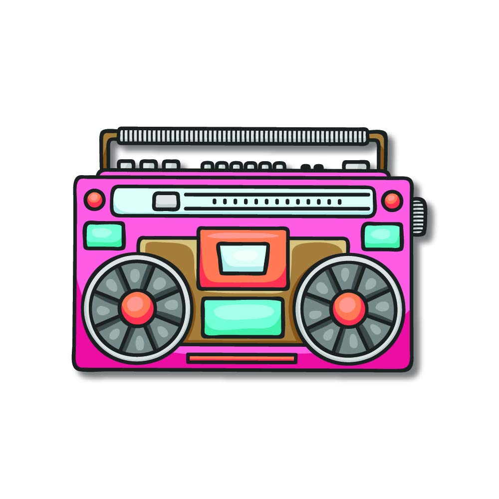 Bhai Please Cassette Player Wooden Fridge Magnet