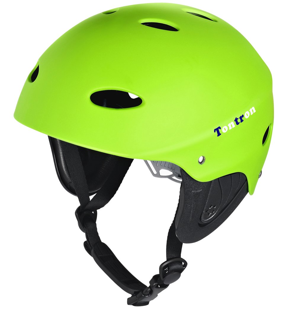 Tontron Water Sports Helmet (Matte Spring Green, Medium)