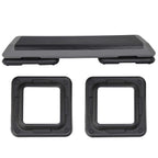 Homgarden 43'' Adjustable Aerobic Stepper Workout Step W/ 4 Risers Fitness & Exercise Platform Trainer Stepper