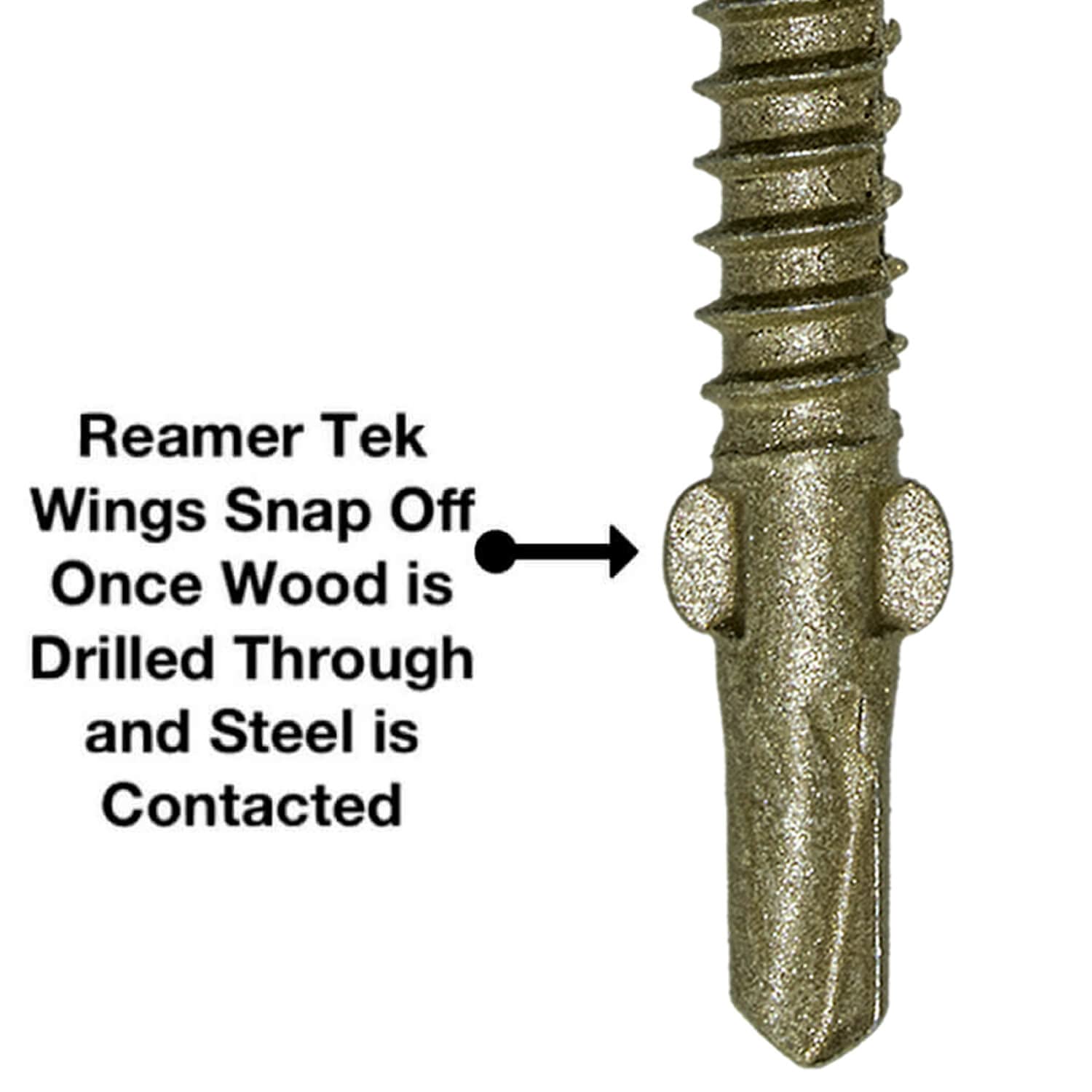 14 X 4 Reamer Tek Torxstar Head Self-Drilling Wood To Metal Screws - 5 Lbsa 118 Tek Screws - Tek Screws For Flatbeds, Trailers,