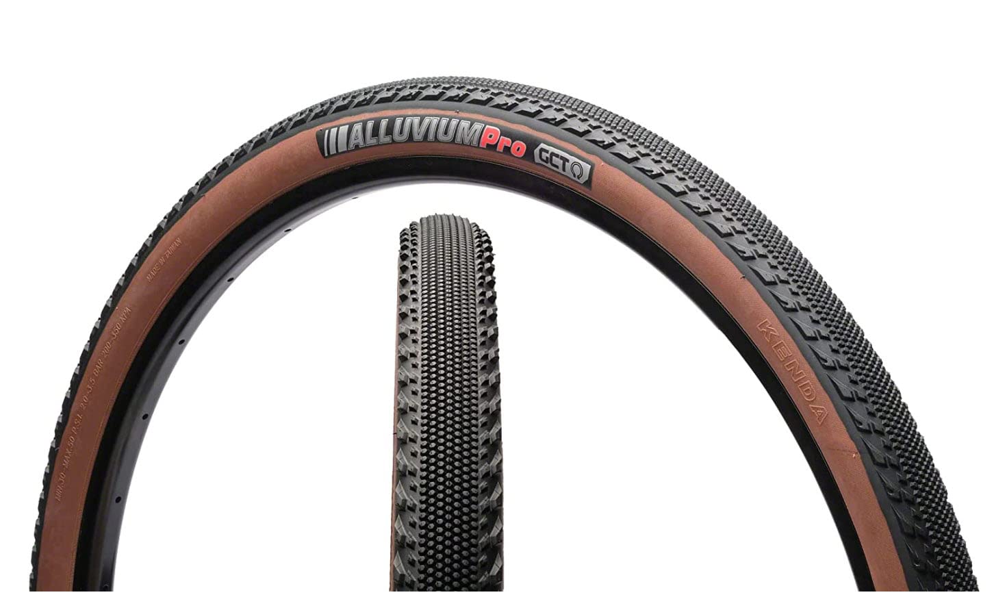 Kenda Alluvium 700C Tire Coffee Skinwall, 700X40 120Tpi
