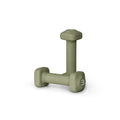 Tone Fitness 3 lb Neoprene Dumbbell Pair for Home Workouts - Non-Slip Design - Green