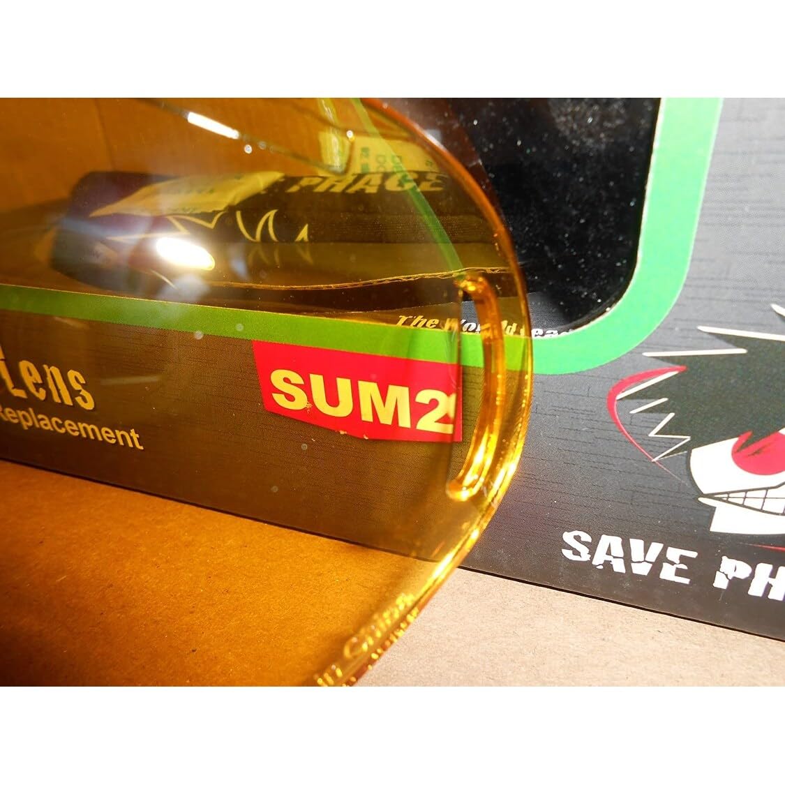 Save Phace New Sum2 Sport Goggles Mask Anti-Fog Replacement Lens - Yellow