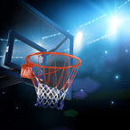 GYMAX Basketball Rim, 15/18 inch Basketball Rim Replacement with All-Weather Net, Basketball Hoop Replacement Rim Outdoor/Indoor