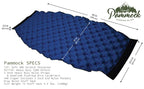 Hammaka Pammock Sleeping Pad That Converts Into An Inflatable Hammock - Great For Camping, Backpacking, Hiking - Airpad, Carry B