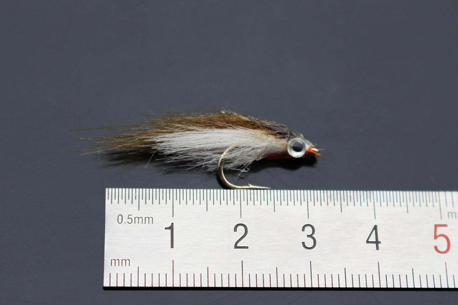 Tigofly 12 Pcs Olive Polar Fry Slowly Sinking Salmon Trout Steelhead Minnow Fly Fishing Flies Lures Fly Set-Size #8