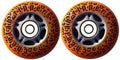 Cheetah Rippers Cheetah Wheels For Ripstik Wave Board Abec 9, 76Mm, Orange