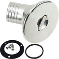 SHENGHUISS Boat Deck Fuel Fill/Filler 1-1/2 Inch(38mm) with Keyless B Cap 316 Stainless Steel Boat Deck Hardware for Boats, Yach