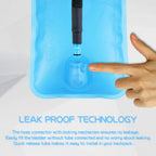 2L Hydration Bladder 2 Liter 70Oz Water Bladder Reservoir Leak Proof Water Storage Bladder Bag With Insulated Tube, Hydration Pa