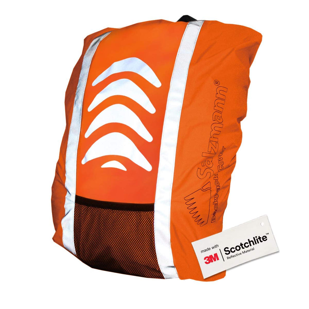 Salzmann 3M Reflective Backpack Cover | High Visibility, Waterproof & Weatherproof | Ideal For Cycling, Running & Hiking