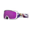 Giro Buster Kids Ski Goggles - Snowboard Goggles for Youth, Boys, Girls - Yellow Flow - Amber Gold