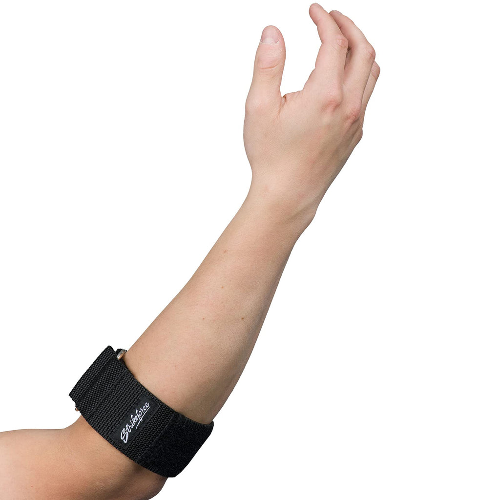 Kr Strikeforce Bowling Elbow Support For Right Or Left Handed Bowler - Available In Black Only