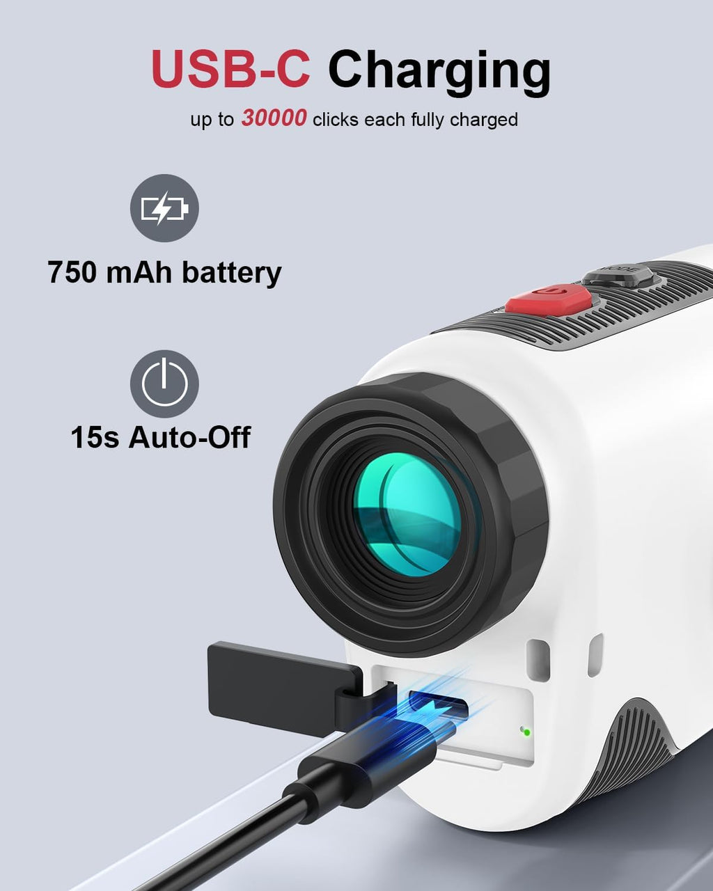Deason Golf Rangefinder With Slope, 1,300 Yards Laser Range Finder Golf For Tournament, High Accuracy,7X Magnification, Continuo