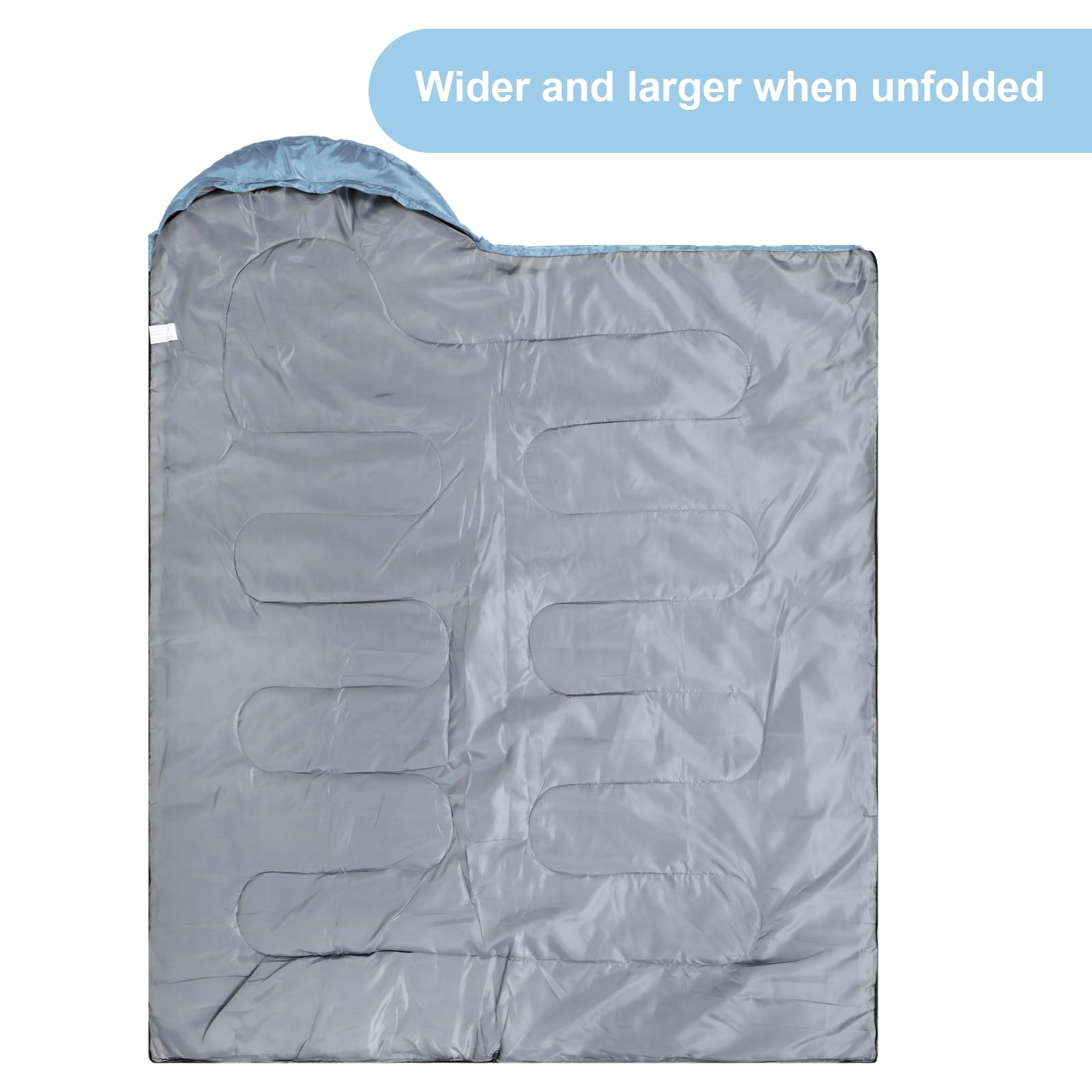 Tudomro 2 Pcs Camping Sleeping Bag For Adults, Lightweight Packable Waterproof Camping Gear Equipment To Keep Warm For Spring Su