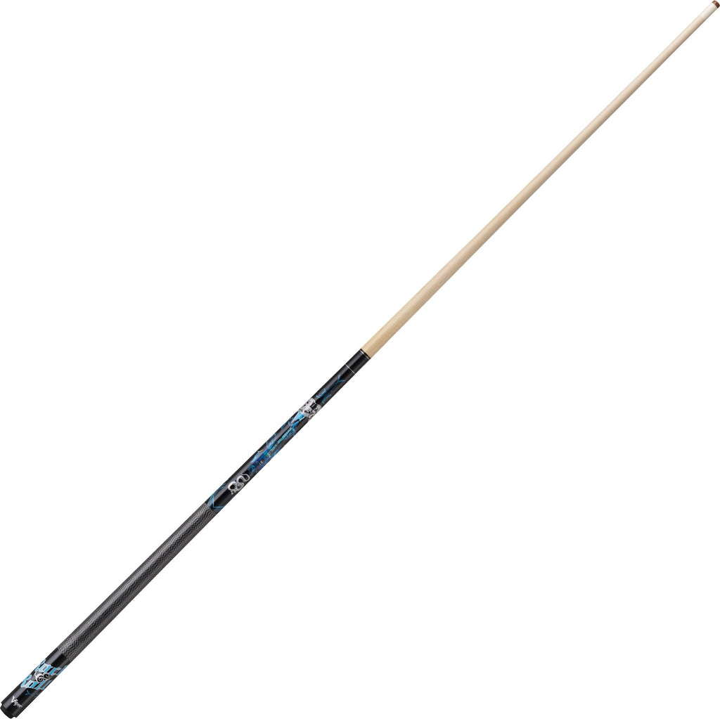 Viper By Gld Products Underground 58'' 2-Piece Billiard/Pool Cue, Rock & Roll, 18 Ounce,Blue,50-0653-18
