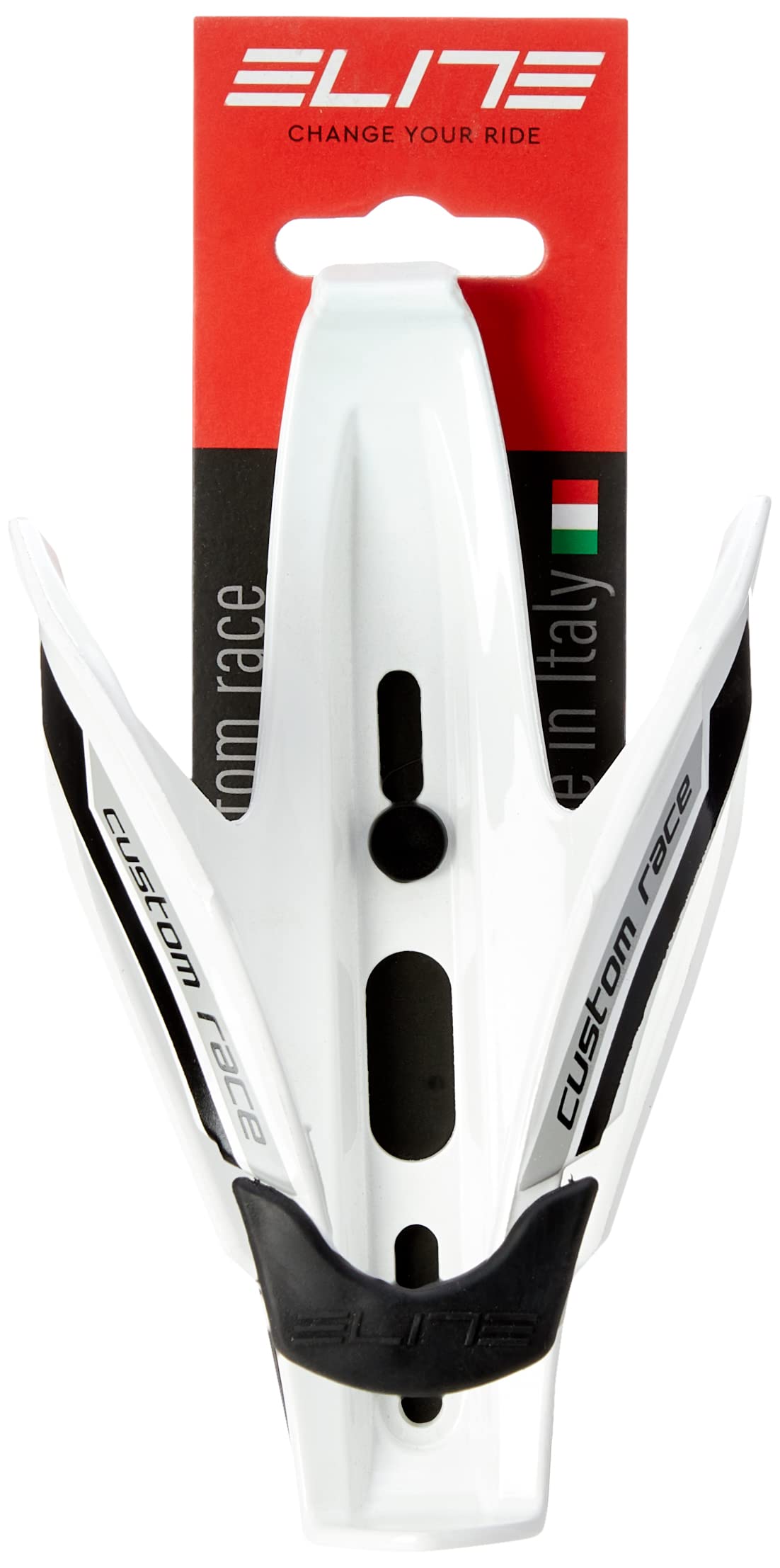 Elite Custom Race Bottle Cage, Whiteblack
