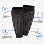 Soccer Shin Guards Sleeves For Men, Women And Youth (Medium)