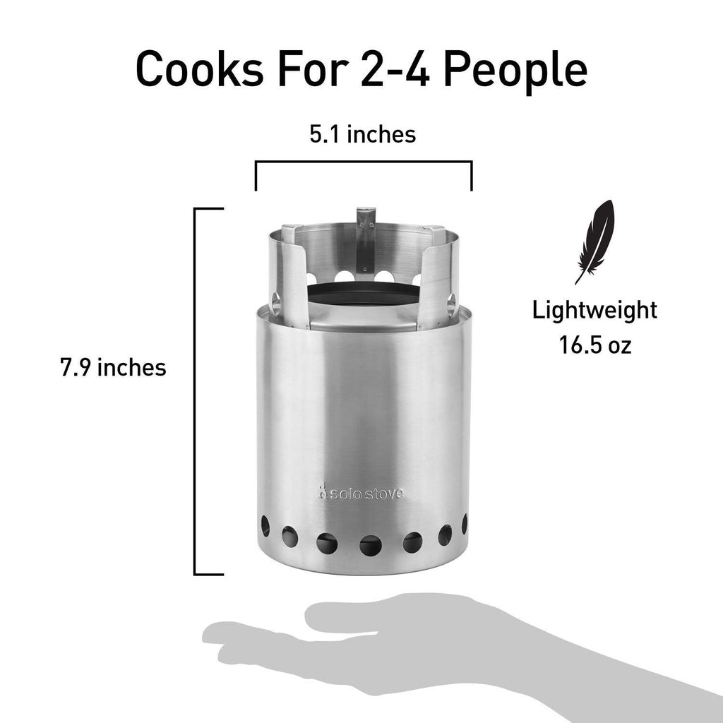 Solo Stove Titan Camping Stove Portable Stove For Backpacking And Outdoor Cooking Great Stainless Steel Camping Backpacking Stov