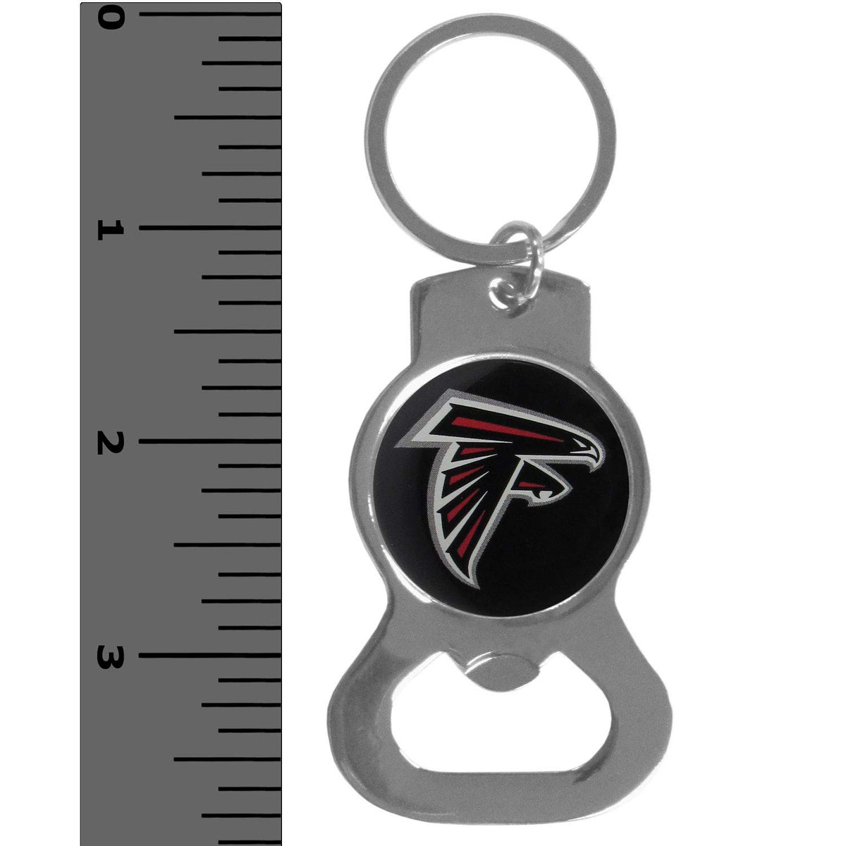 Nfl Siskiyou Sports Fan Shop Atlanta Falcons Bottle Opener Key Chain One Size Team Color,Black